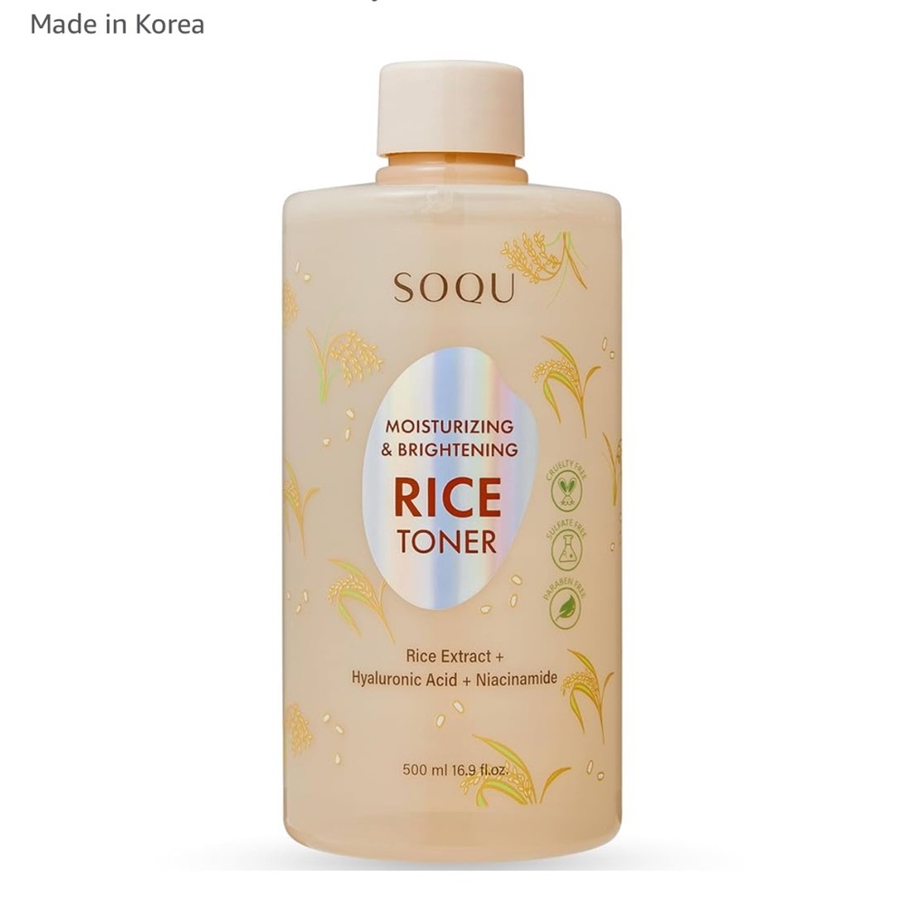 Soqu Toner with Gold Accents
